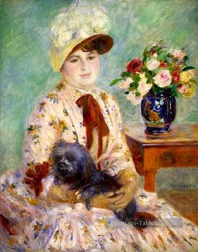 mlle charlotte berthier Pierre Auguste Renoir Peinture à l'huile